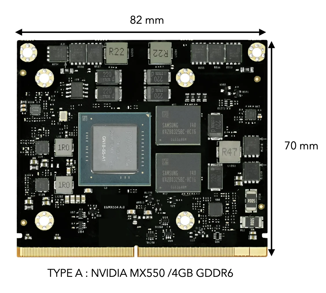 IPC4AI-GPU-MXM-MX-550-4G-35W