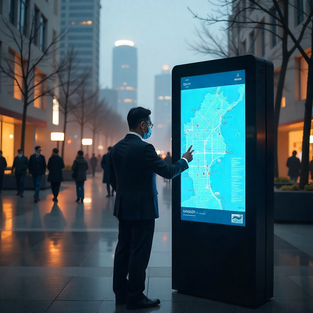 Yüksek Parlaklıktaki Dokunmatik Ekran Monitörler Akıllı Şehirlere Nasıl Entegre Edilir?